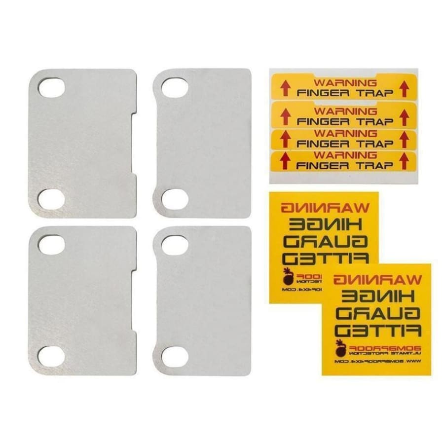 Bomb proof 4x4 Defender door hinge security kit - LRD Track