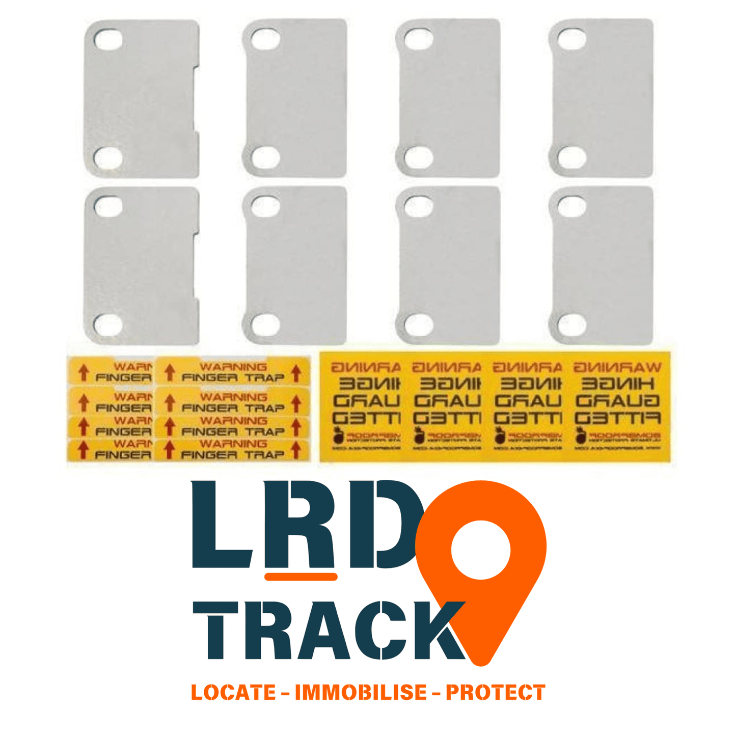 Bomb proof 4x4 Defender door hinge security kit - LRD Track