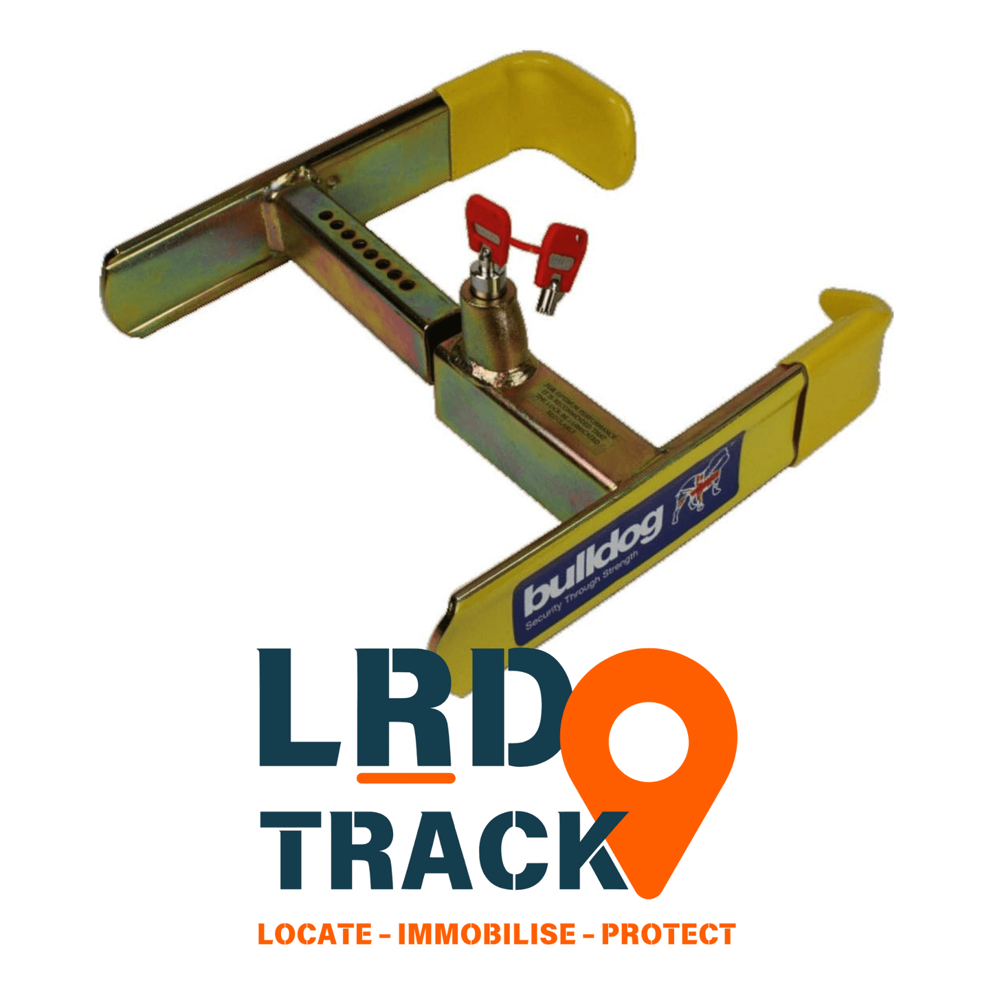 Bulldog EM 4x4 SS Wheel Clamp - Land Rover Defender Exterior Security - LRD Track