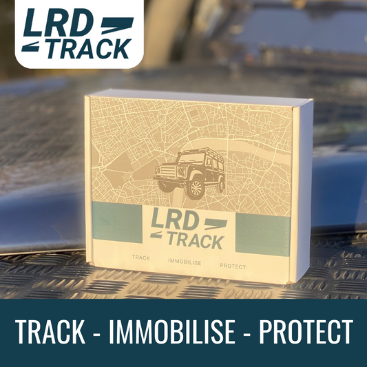 LRD Track on the bonnet of a Defender