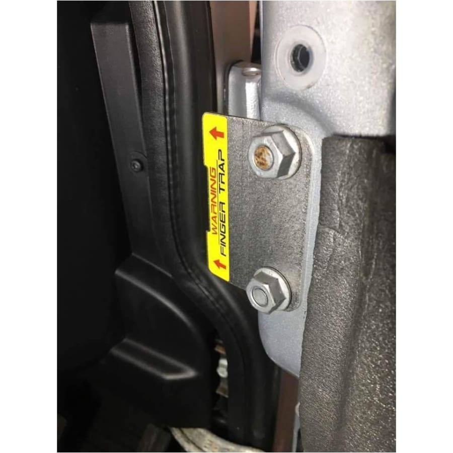 Bomb proof 4x4 Defender door hinge security kit - LRD Track