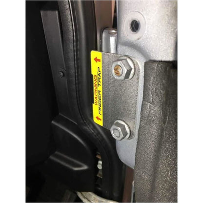 Bomb proof 4x4 Defender door hinge security kit - LRD Track