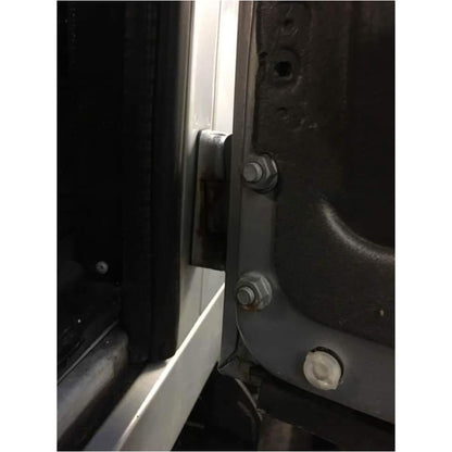 Bomb proof 4x4 Defender door hinge security kit - LRD Track