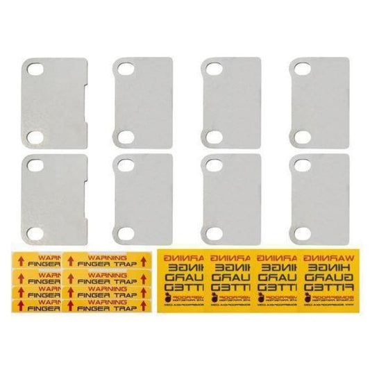 Bomb proof 4x4 Defender door hinge security kit