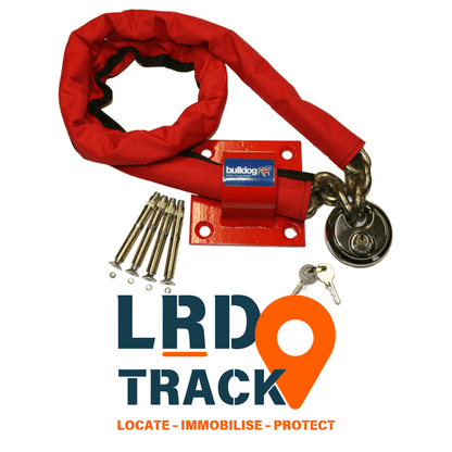 Bulldog MC30 High Security Chain System, Padlock And Ground Anchor - Land Rover Defender Exterior Security - LRD Track