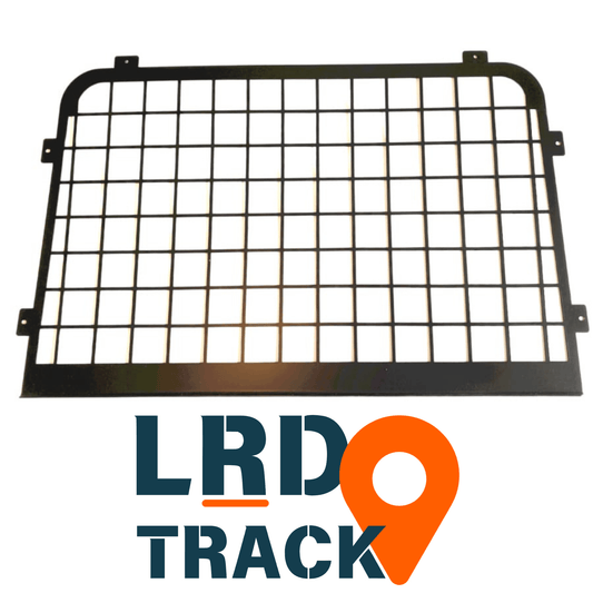Defender Rear Door Window Guards (Stainless Steel) - LRD Track