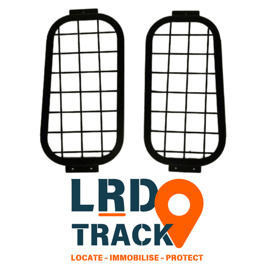Rear Quarter Window Guards (Stainless Steel) - LRD Track