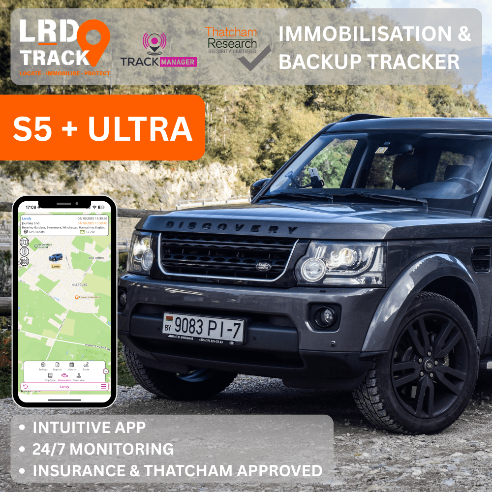 S5 plus - ULTRA Backup - Land Rover Discovery Tracker & Immobiliser - LRD Track - Tracker - LRD Track