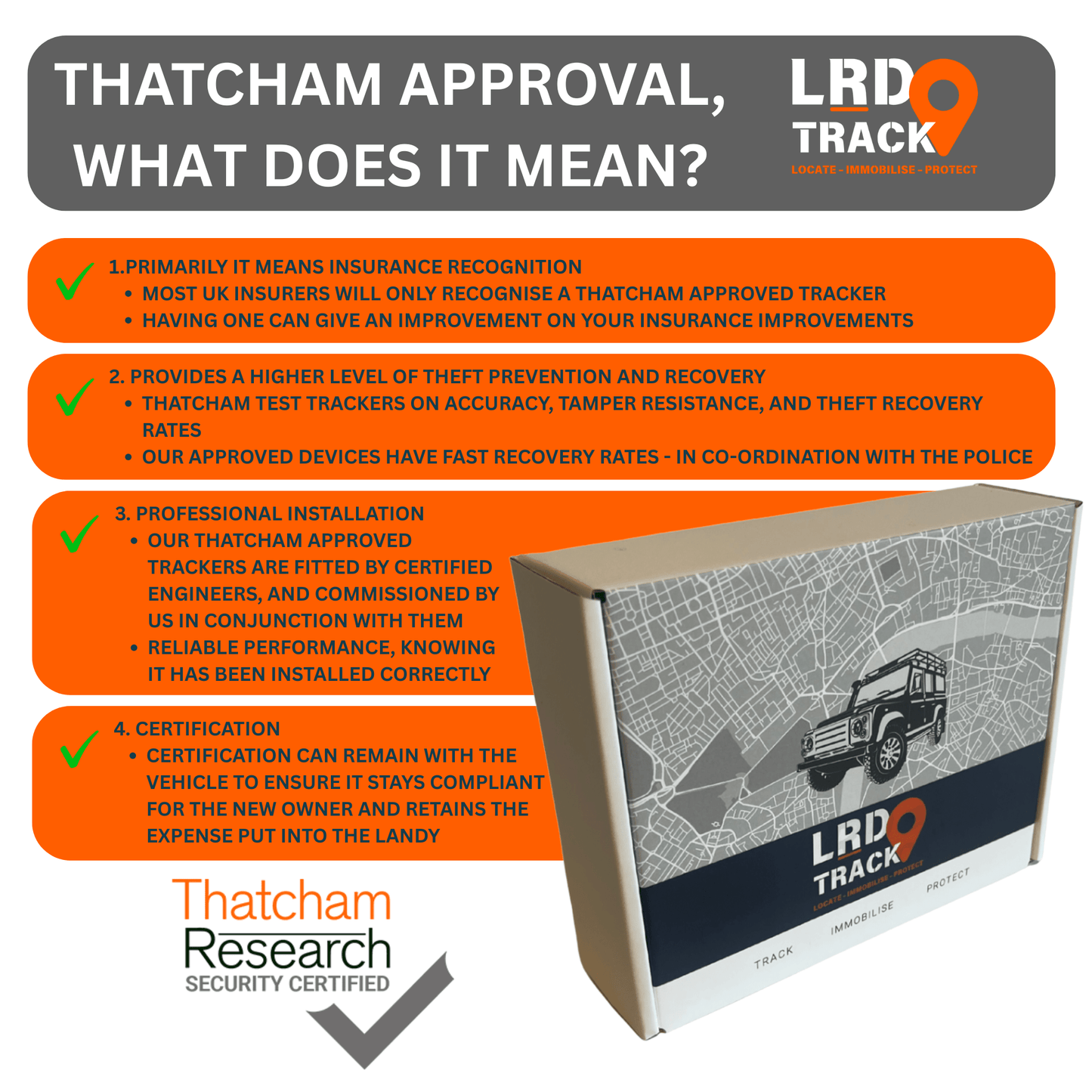 S7 - INSURANCE APPROVED - Classic Defender Tracker - LRD Track - Tracker - LRD Track