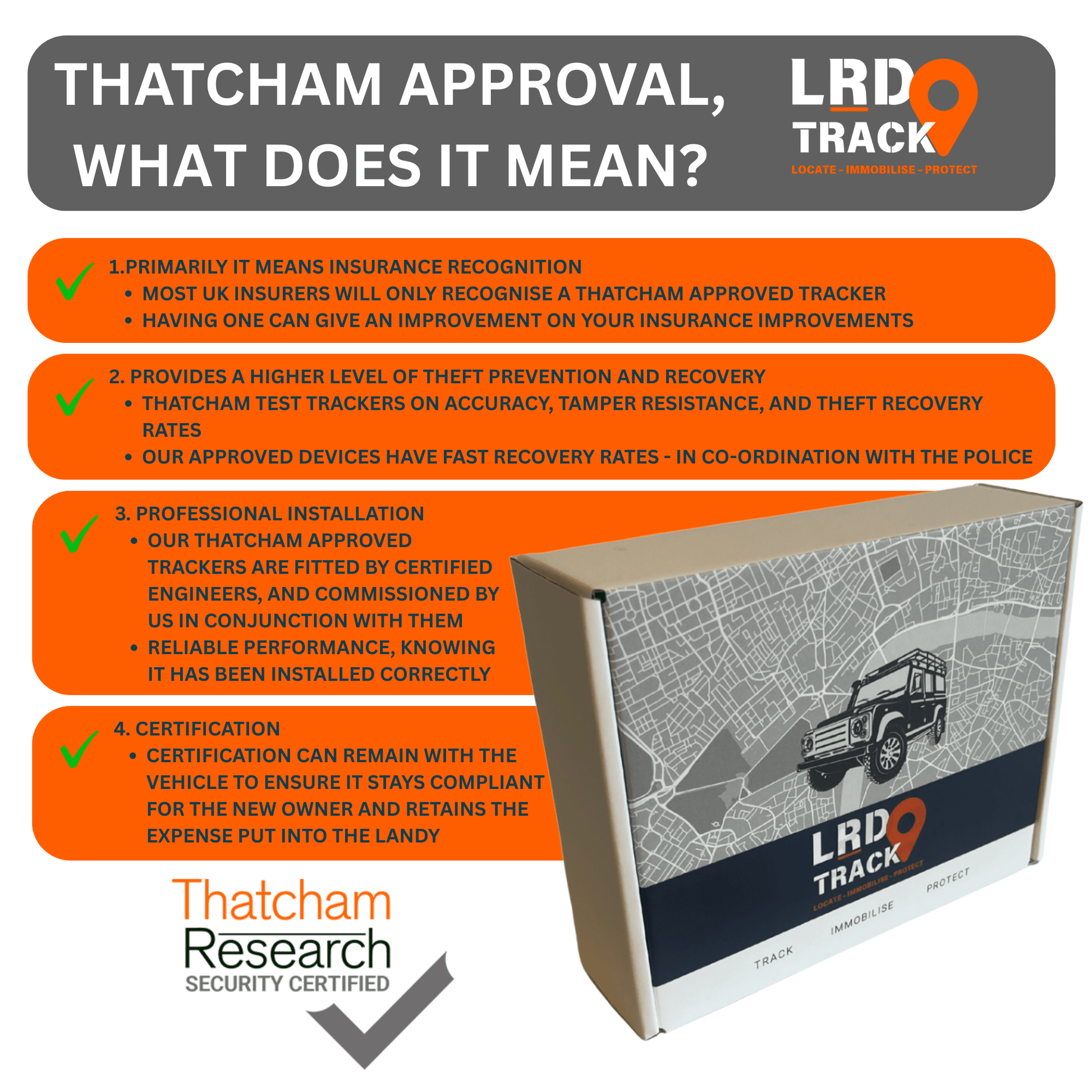 S7 - INSURANCE APPROVED - Classic Defender Tracker - LRD Track - Tracker - LRD Track