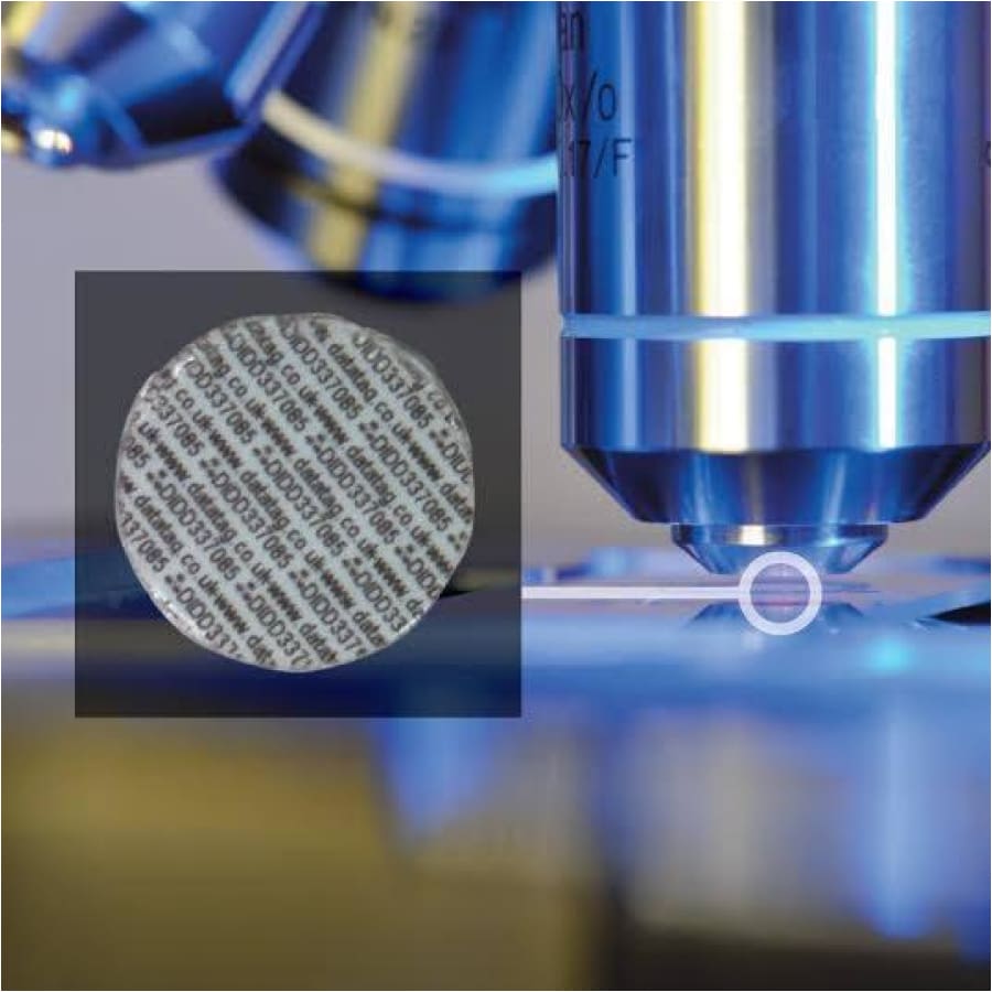 Datatag under a microscope
