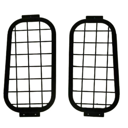 Rear Quarter Window Guards (Stainless Steel) - LRD Track