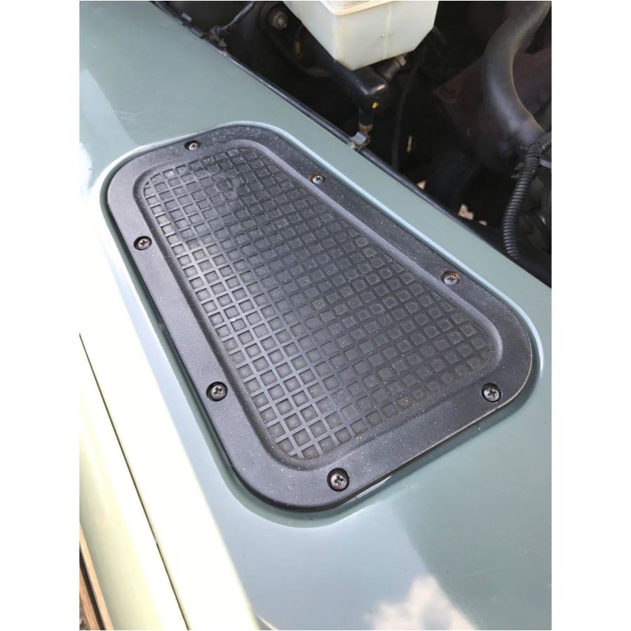 Wingtop bonnet release cable guard